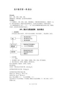 2010届高考数学知识点总结精华版