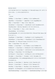 DoCmd 對象的方法