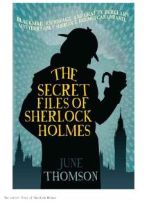 June Thomson - The Secret Files of Sherlock Holmes (retail) (epub)
