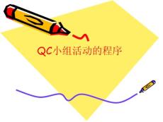 QC小組活動程序