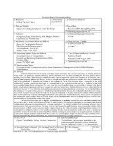 Impact of Overhang Construction on Girder Design