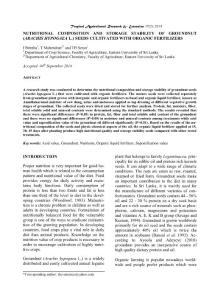 NUTRITIONAL COMPOSITION AND STORAGE STABILITY OF GROUNDNUT…