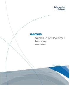 WebFOCUS API開發文檔