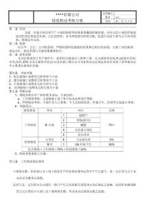 績效考核總制度