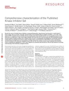 nbt.3374-Comprehensive characterization of the Published Kinase Inhibitor Set