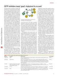 nbt0116-5-CETP inhibitors boost ´good´ cholesterol to no avail