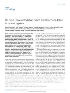 ncb3296-De novo DNA methylation drives 5hmC accumulation in mouse zygotes