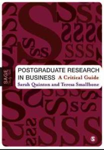 Postgraduate research in business