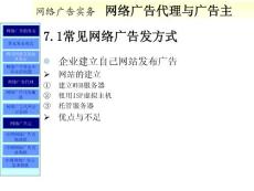 07网络广告的发布与代理