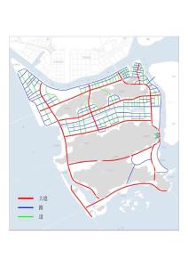 橫琴新區(qū)規(guī)劃道路分類圖