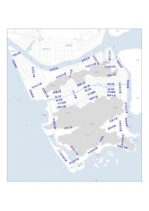 橫琴新區(qū)主要道路命名方案圖（未定）