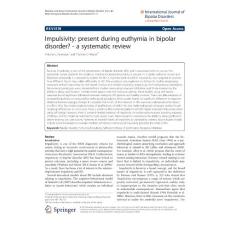 Impulsivity present during euthymia in bipolar disorder - a…