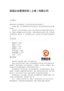 銳道企業管理咨詢有限公司