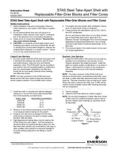 Instruction Sheet STASteel Take-Apart Shell with Repl …