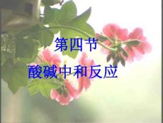 第四節(jié)中和反應(yīng)及其應(yīng)用