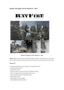 RayFire Tool plugin 1.55 for 3ds Max 9 – 2011