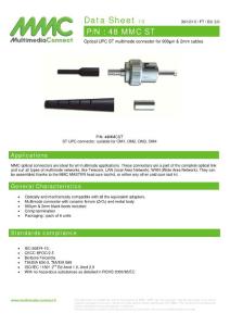Data Sheet - Multimedia Connect