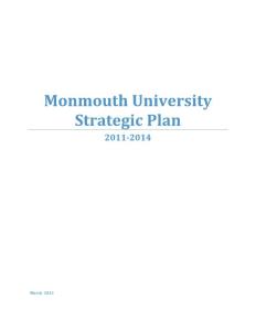 Monmouth University Strategic Plan