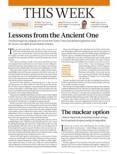 Lessons from the Ancient One-nature-2016-5-5