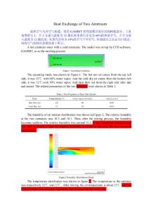 冷熱空氣混合仿真