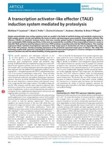 nchembio.2021-A transcription activator–like effector (TALE) induction system mediated by proteolysis