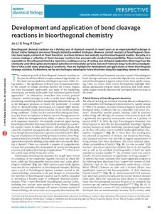 nchembio.2024-Development and application of bond cleavage reactions in bioorthogonal chemistry