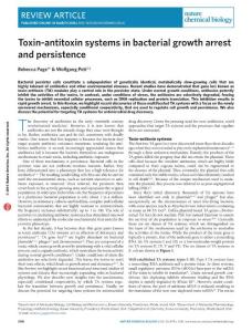 nchembio.2044-Toxin-antitoxin systems in bacterial growth arrest and persistence
