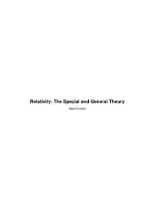 A.E.relativity