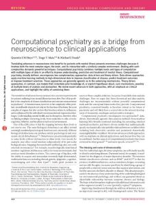nn.4238-Computational psychiatry as a bridge from neuroscience to clinical applications