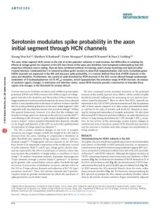 nn.4293-Serotonin modulates spike probability in the axon initial segment through HCN channels