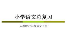 小学语文总复习（人教版）