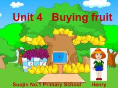 4B Unit4课件 Buying fruit 