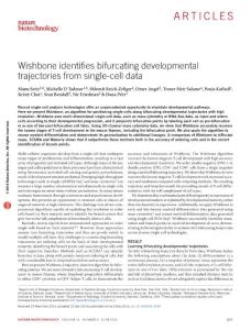 nbt.3569-Wishbone identifies bifurcating developmental trajectories from single-cell data