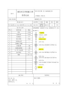 信15 通信硅芯管隱蔽工程檢查記錄