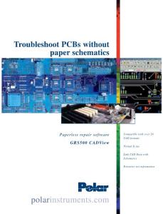 Troubleshoot PCBs without paper schematics