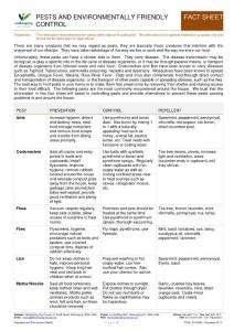 Pests and Environmentally Friendly Control - …