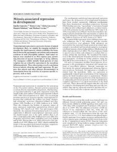 Genes Dev.-2016-Esposito-1503-8-Mitosis-associated repression in development