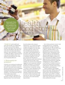 health food store - Better Nutrition