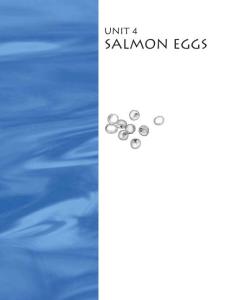 UNIT 4 SALMON EGGS - Pacific Region