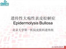遗传性大疱性表皮松解症Epidermolysis Bullosa, EB
