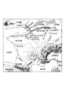 古罗马地图：凯撒高卢战役第四年