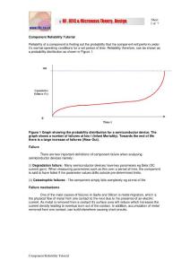 Component Reliability Tutorial