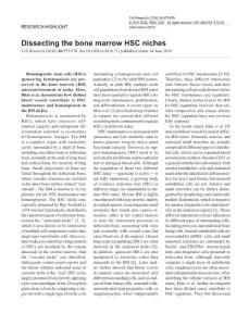 cr201671a-Dissecting the bone marrow HSC niches