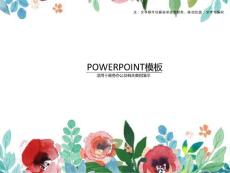 简洁通用报告总结PPT图表模板（10P)