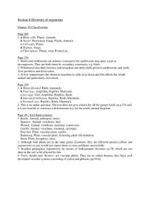 Section 6 Diversity of organisms - biology …