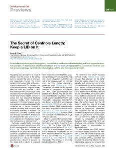 Developmental Cell-2016-The Secret of Centriole Length- Keep a LID on It