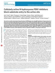 nchembio.2148-Cellularly active N-hydroxyurea FEN1 inhibitors block substrate entry to the active site