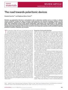 nmat4668-The road towards polaritonic devices