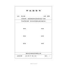 作業(yè)指導(dǎo)書