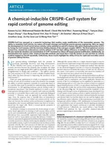 nchembio.2179-A chemical-inducible CRISPR–Cas9 system for rapid control of genome editing